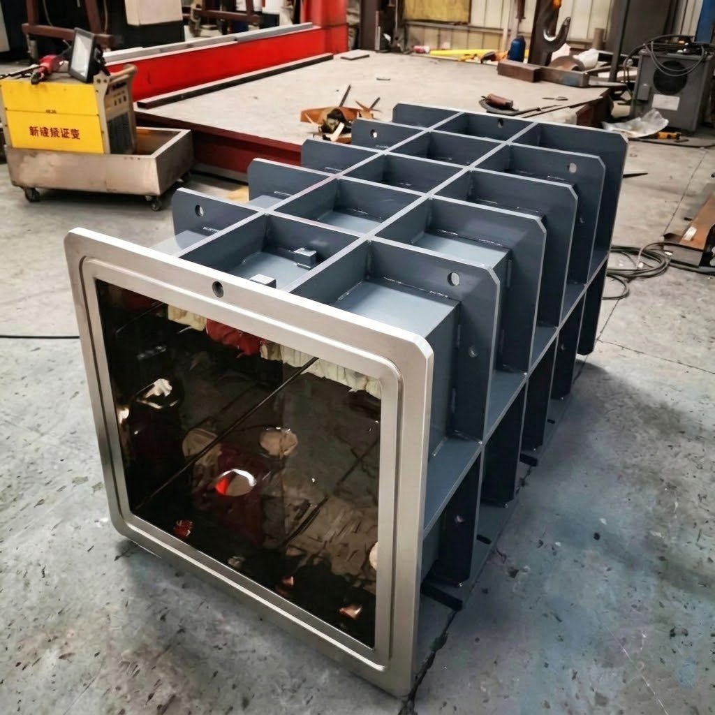 Helium testing vacuum chamber