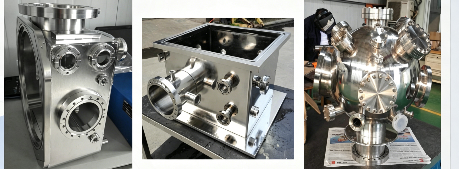SS304 High Vacuum Chamber