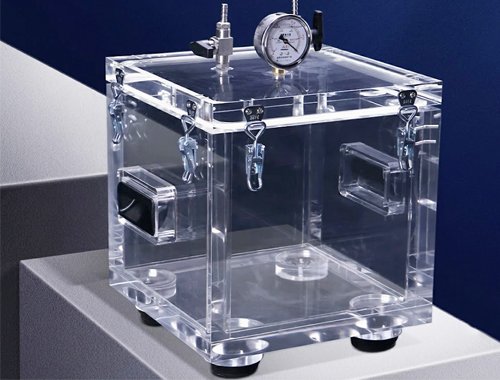 clear vacuum chamber