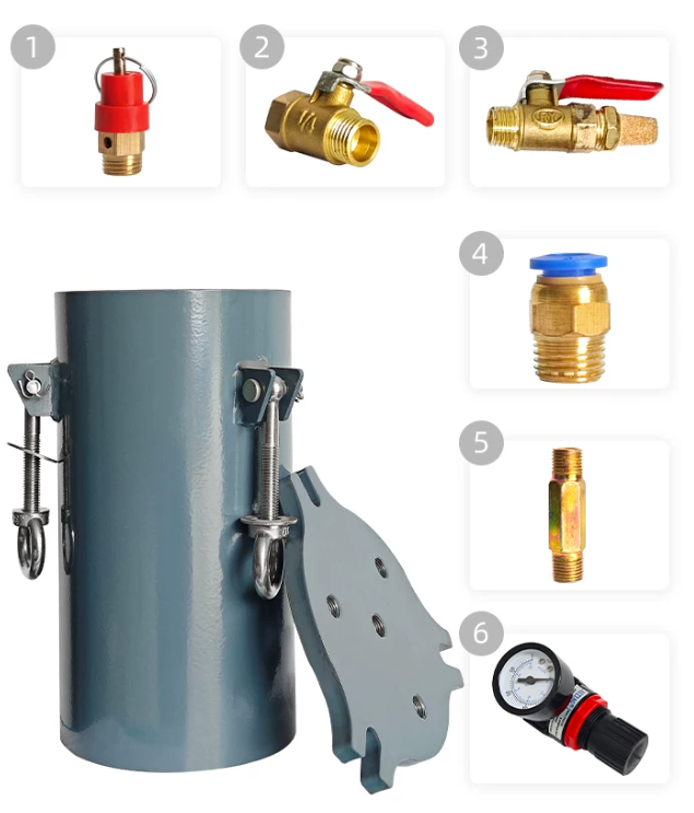 component of carbon steel vacuum chamber