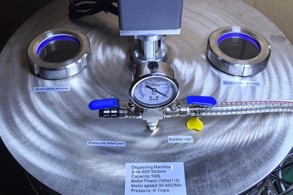 vacuum mixer lid