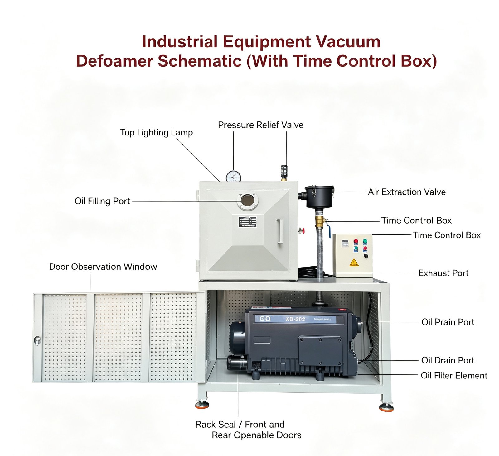 Chendun Vacuum defoaming machine details
